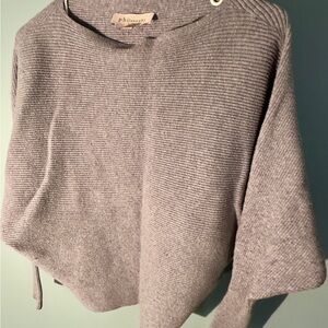 Gray Philosophy Sweater, Small